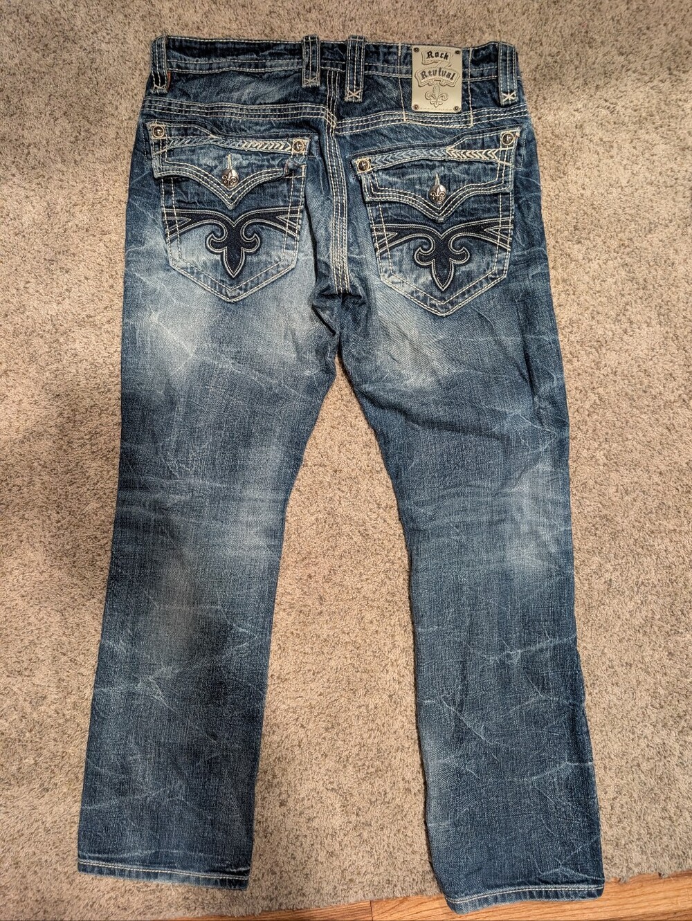 Rock Revival Blue Denim Jeans